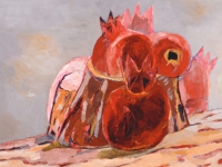' Pommegranates '   1998 oil & tempera on canvas 150 x 200 cm (verkauft)