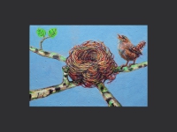 ' Nest '     2012 oil & tempera on canvas 53 x 76 cm
